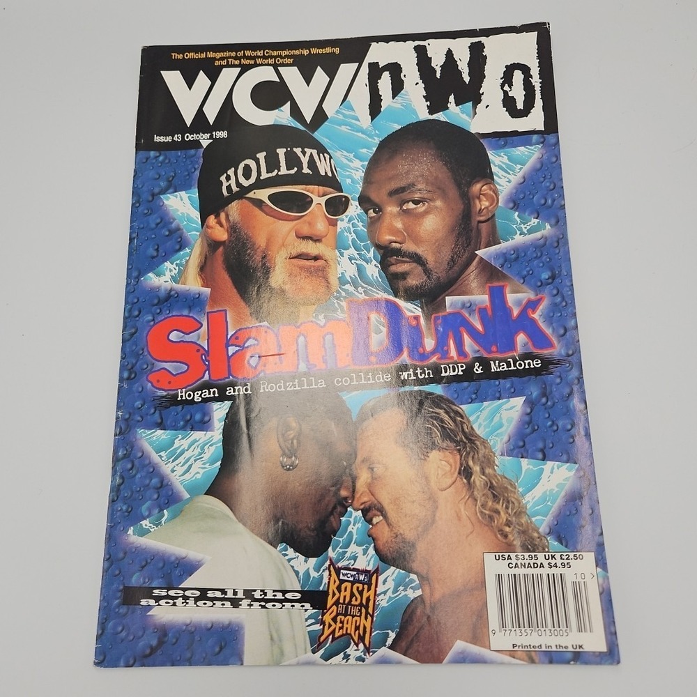 1998 WCW Magazine Issue 43 October Hulk Hogan DDP Diamond Dallas Page‎ WWE WWF